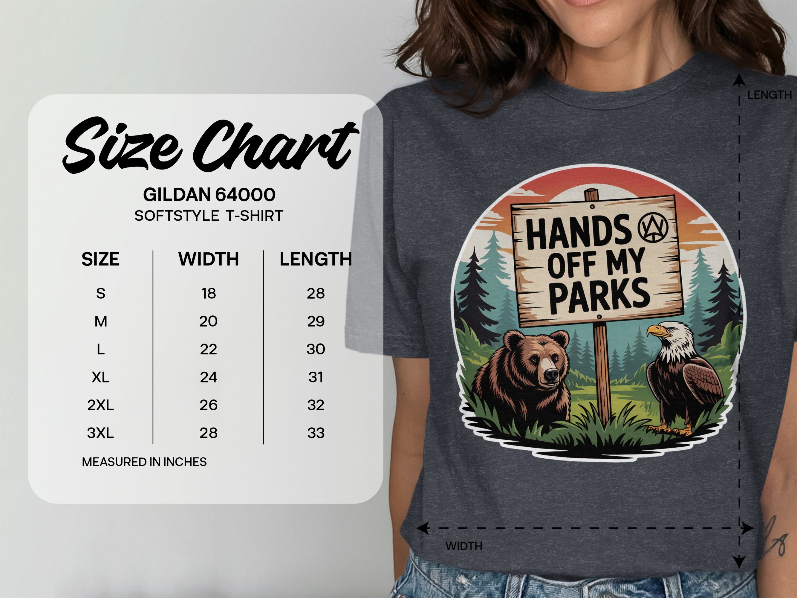 Hands Off My Parks Graphic T-Shirt product