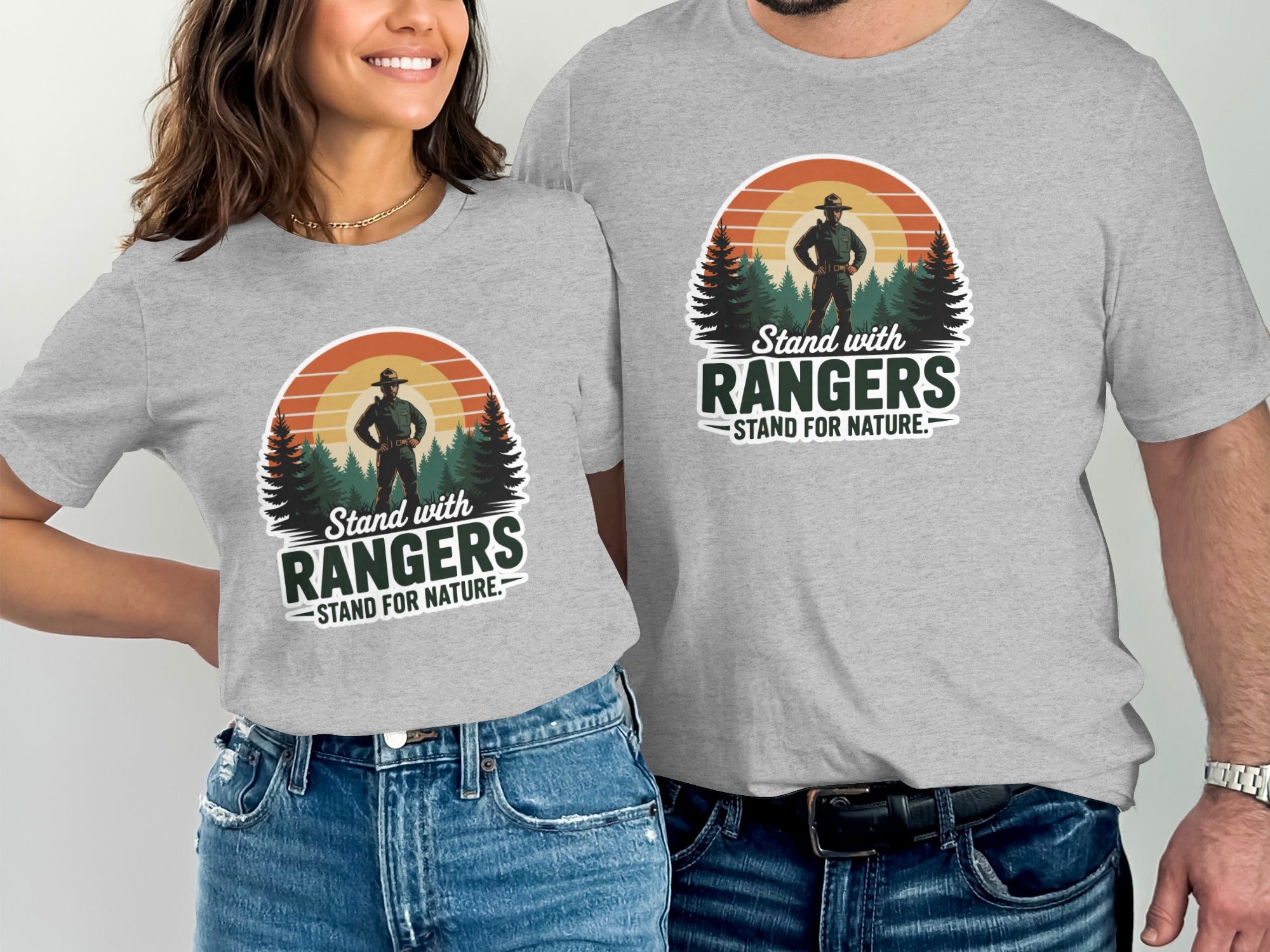 Stand With Rangers Stand For Nature Graphic Tee product