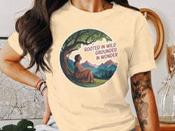 Rooted in Wild Grounded in Wonder Graphic Tee product