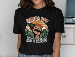 Hands Off My Parks Statement T-shirt product type