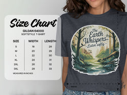 The Earth Whispers Listen Softly Graphic T-Shirt product