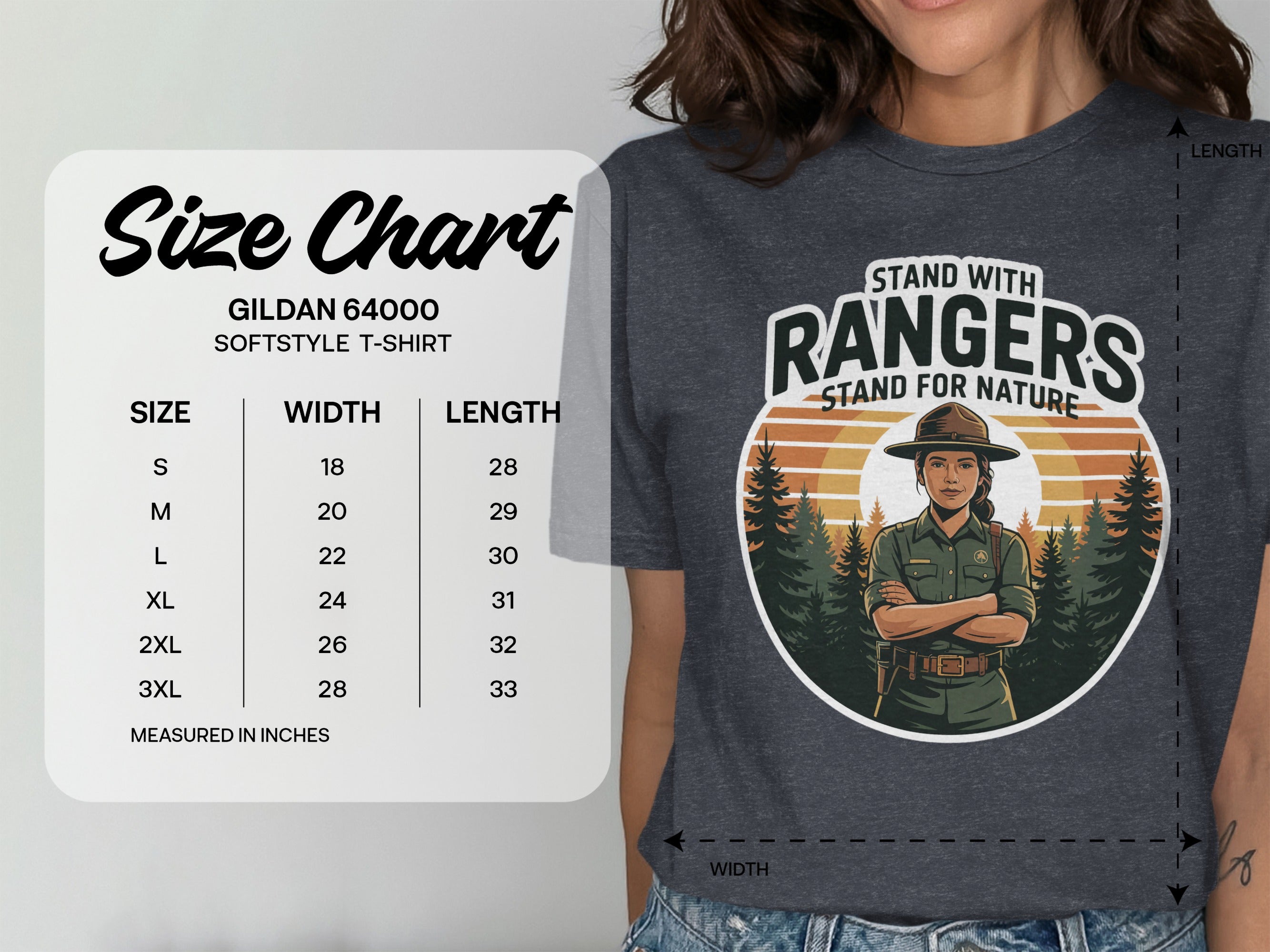 Stand with Rangers Stand for Nature T-Shirt product