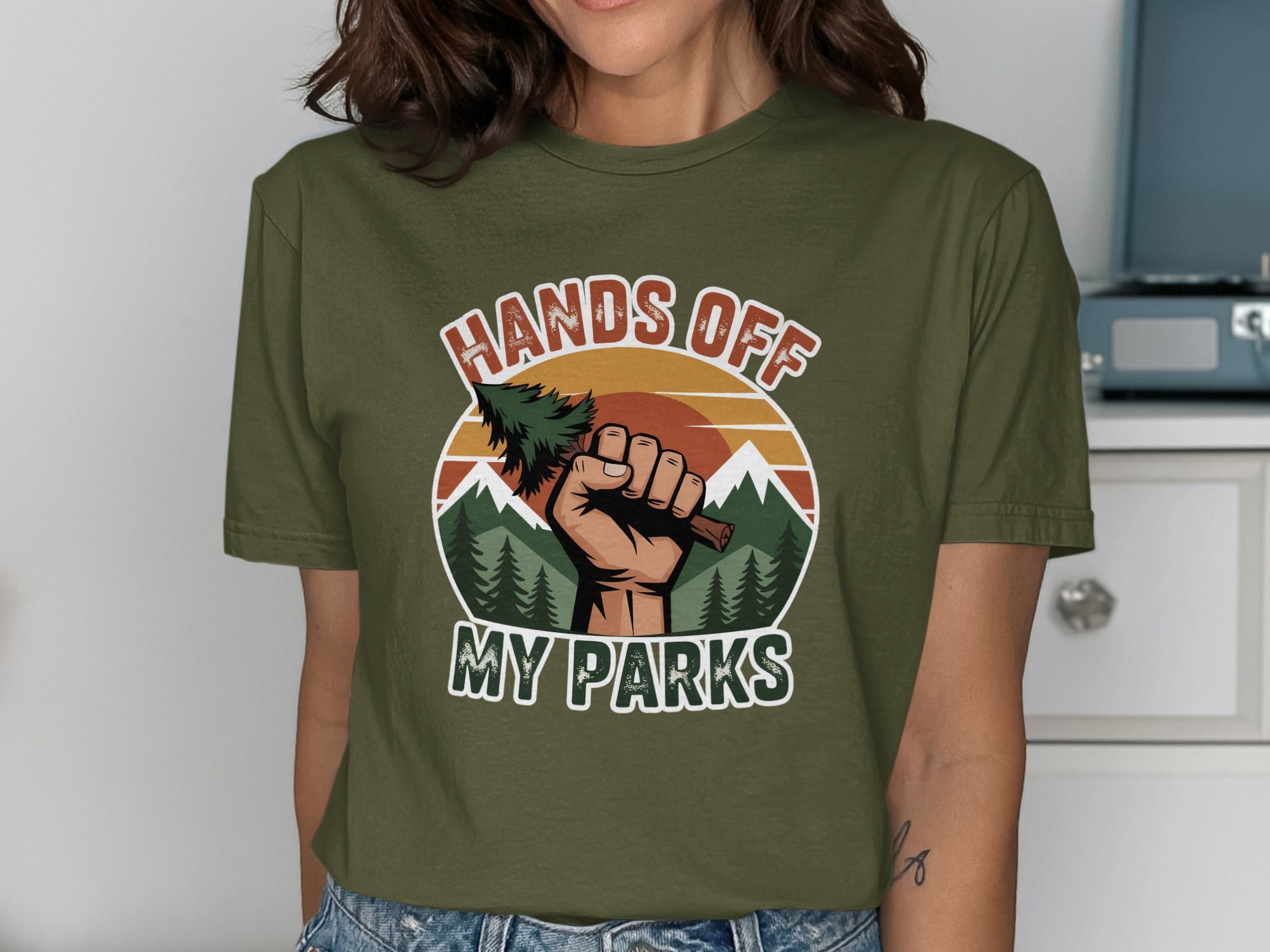 Hands Off My Parks Graphic Tee Shirt product type