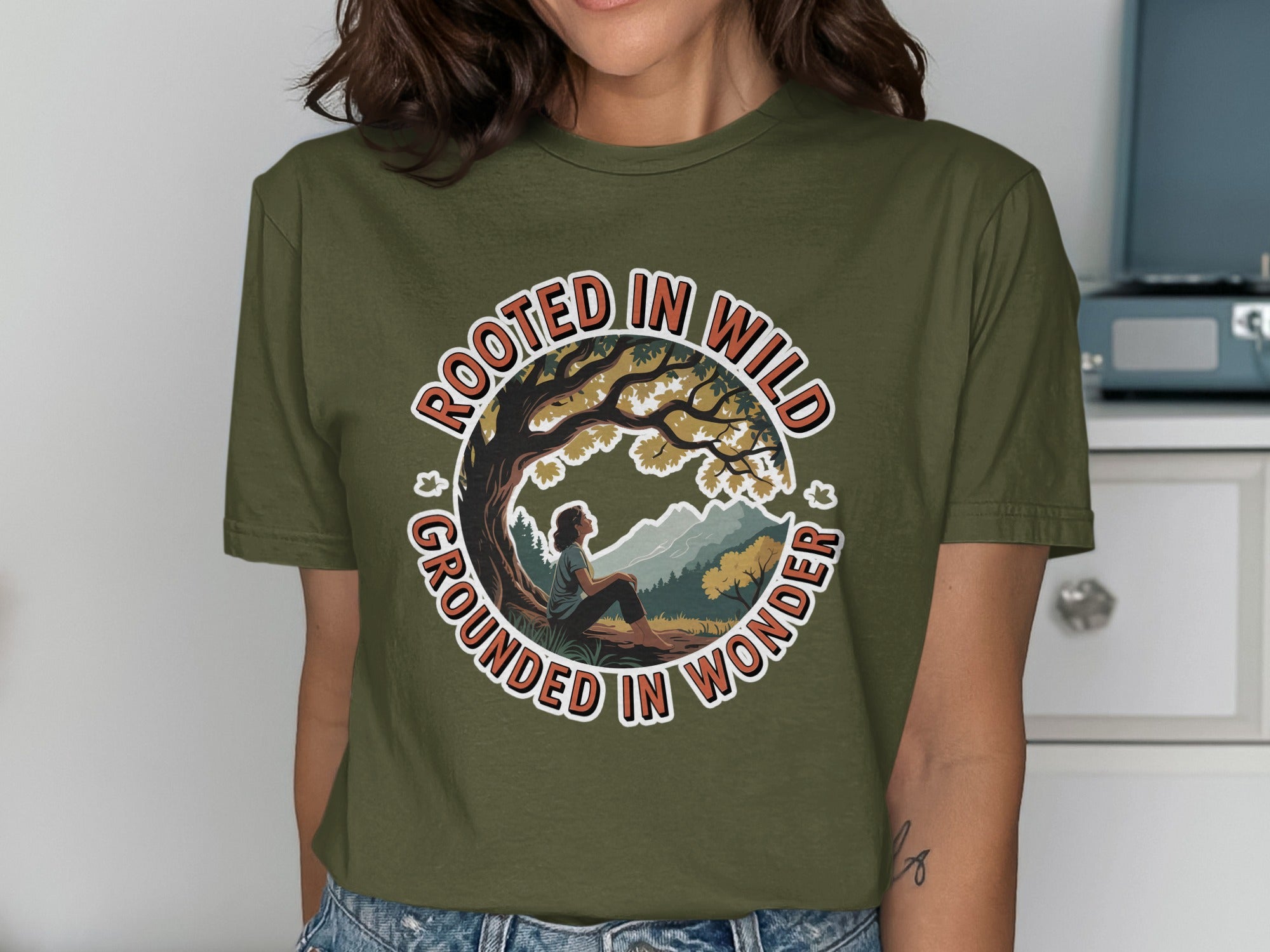 Rooted In Wild Grounded In Wonder Graphic Tee product