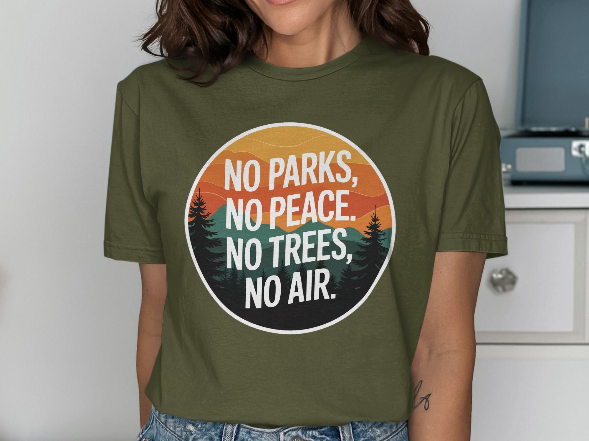 No Parks No Peace No Trees No Air Graphic Tee product