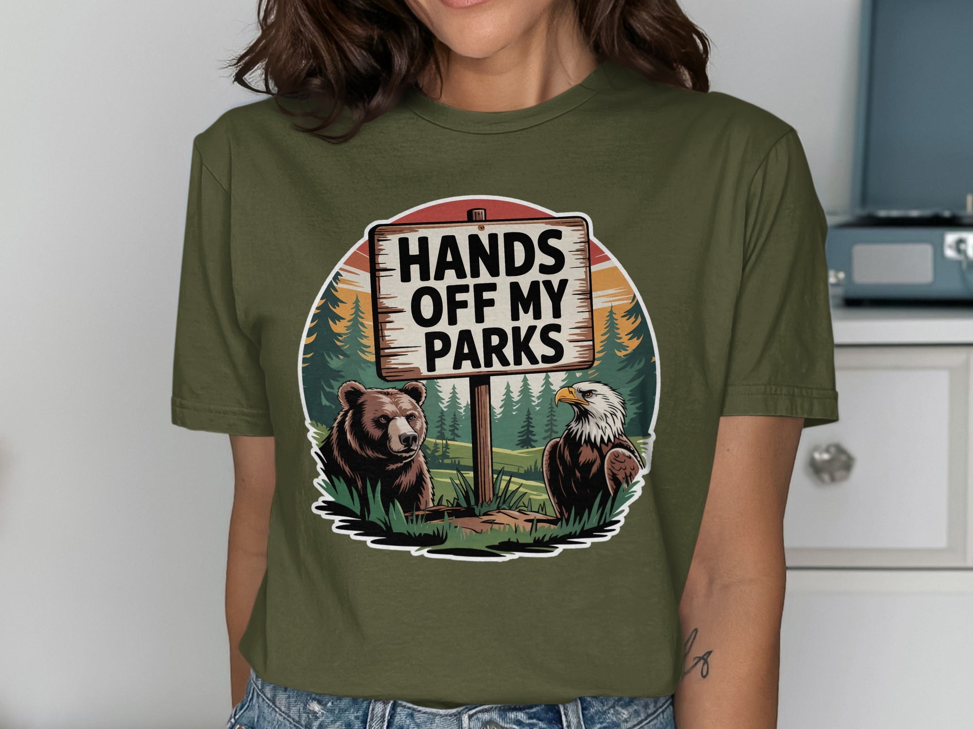 Hands Off My Parks Wildlife Protection T-shirt product