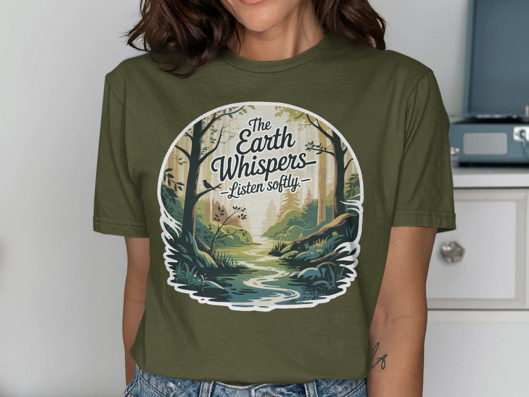 The Earth Whispers Listen Softly Nature Themed Product