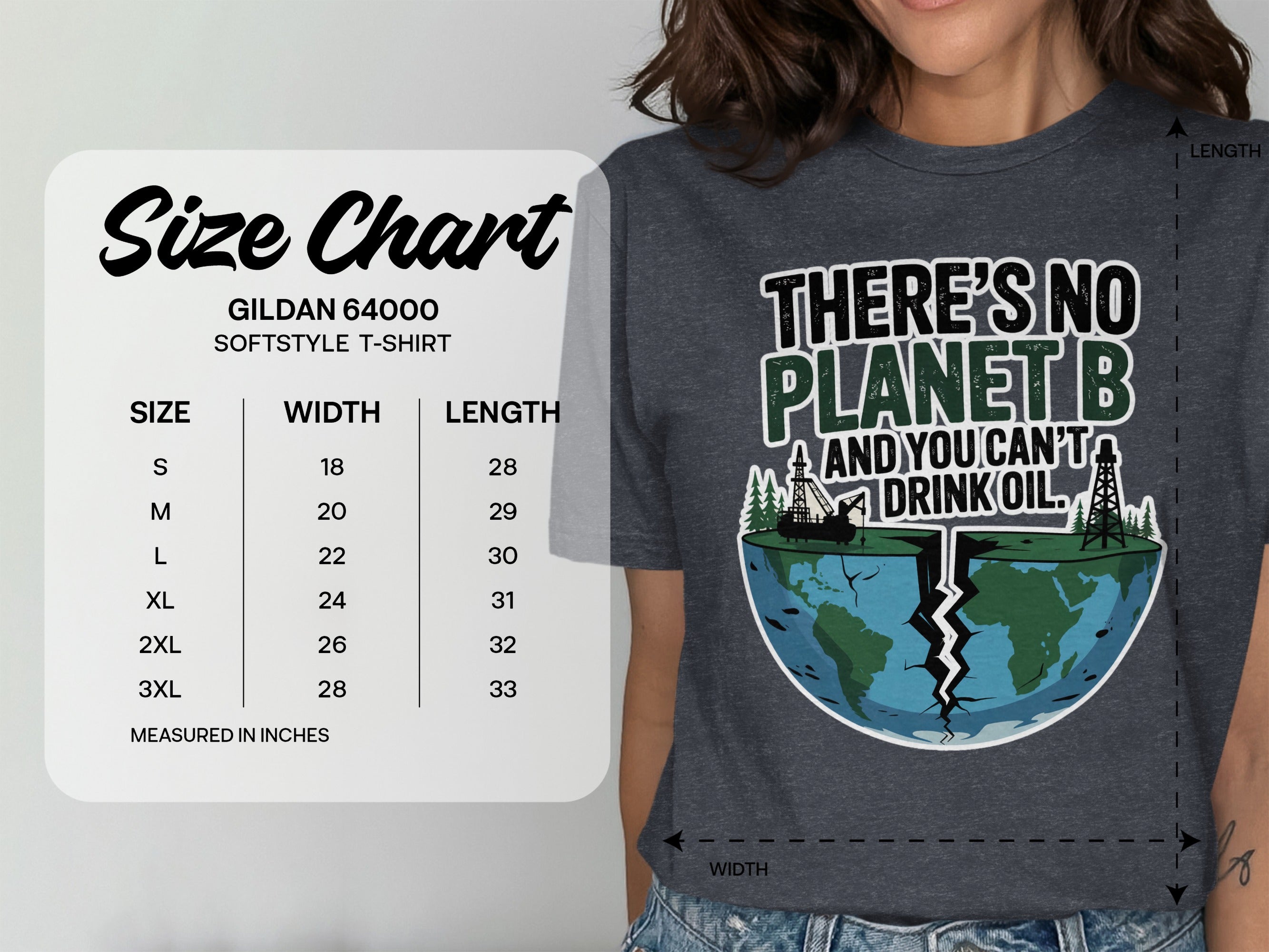 There's No Planet B Can't Drink Oil T-Shirt product type