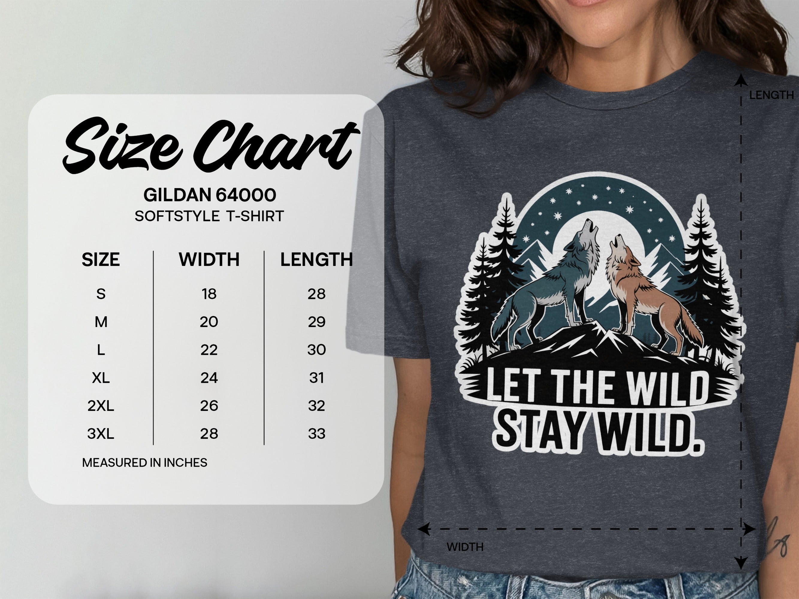 Let the Wild Stay Wild Graphic T-Shirt product