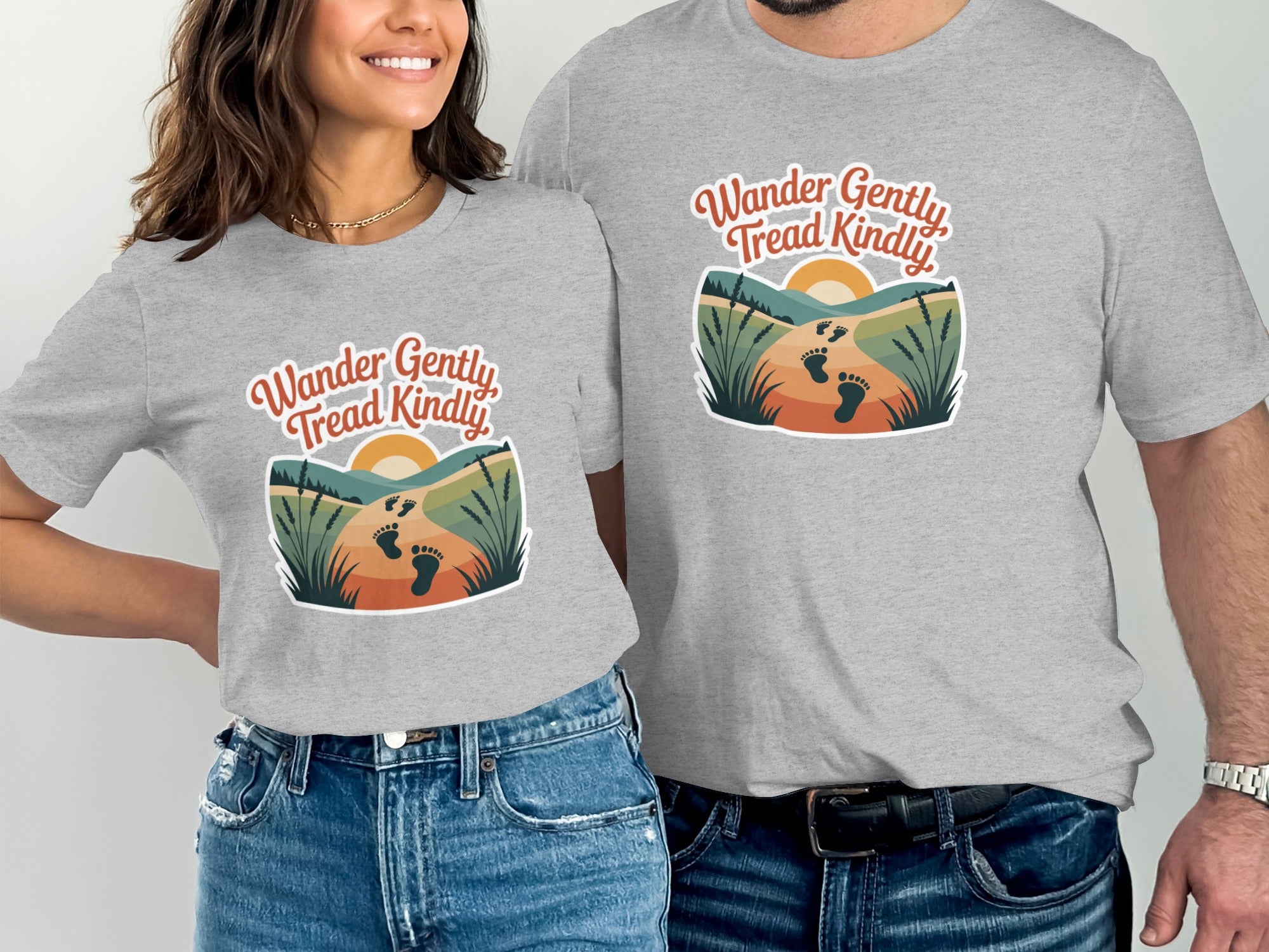 Wander Gently Tread Kindly Graphic T-Shirt product type