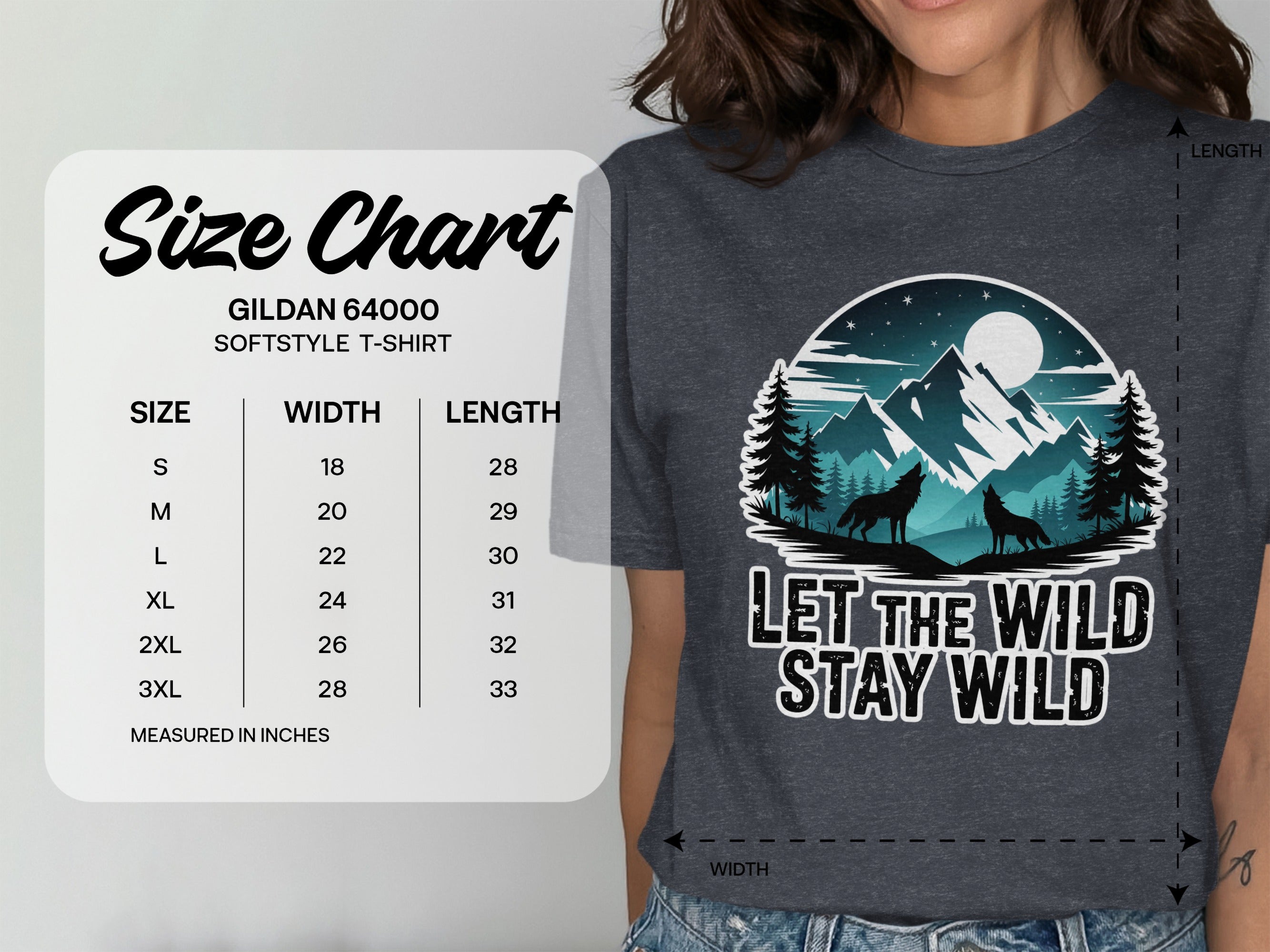 Let the Wild Stay Wild Graphic T-shirt product