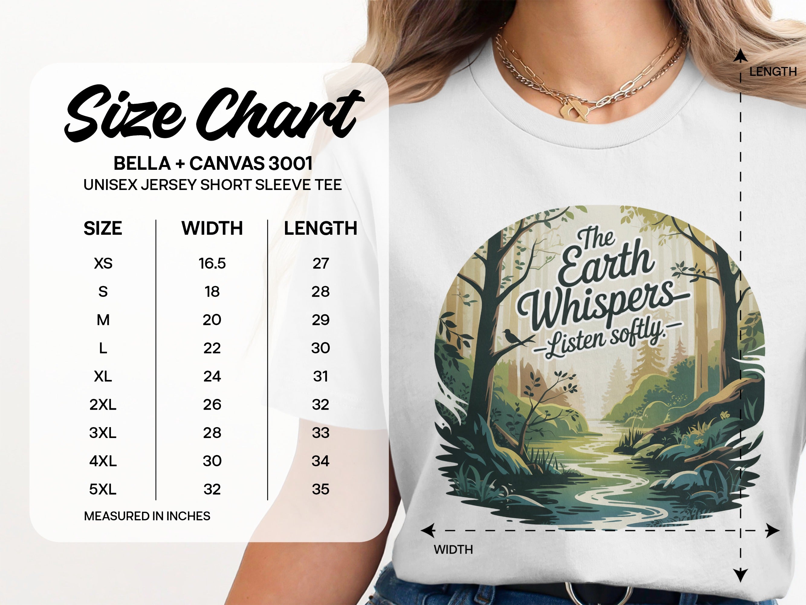 The Earth Whispers Listen Softly Graphic Tee product type