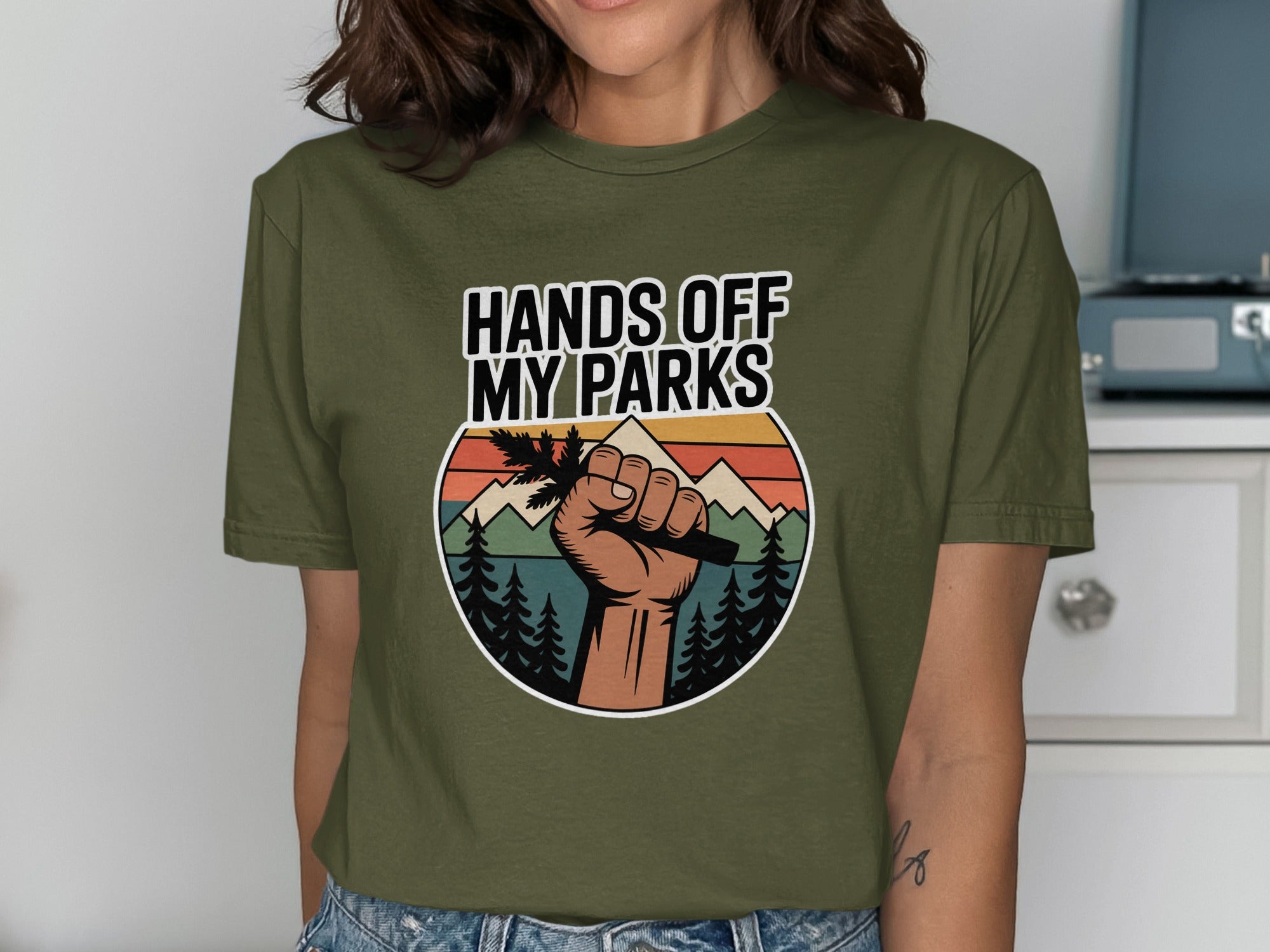 Hands Off My Parks Graphic Unisex T-shirt product