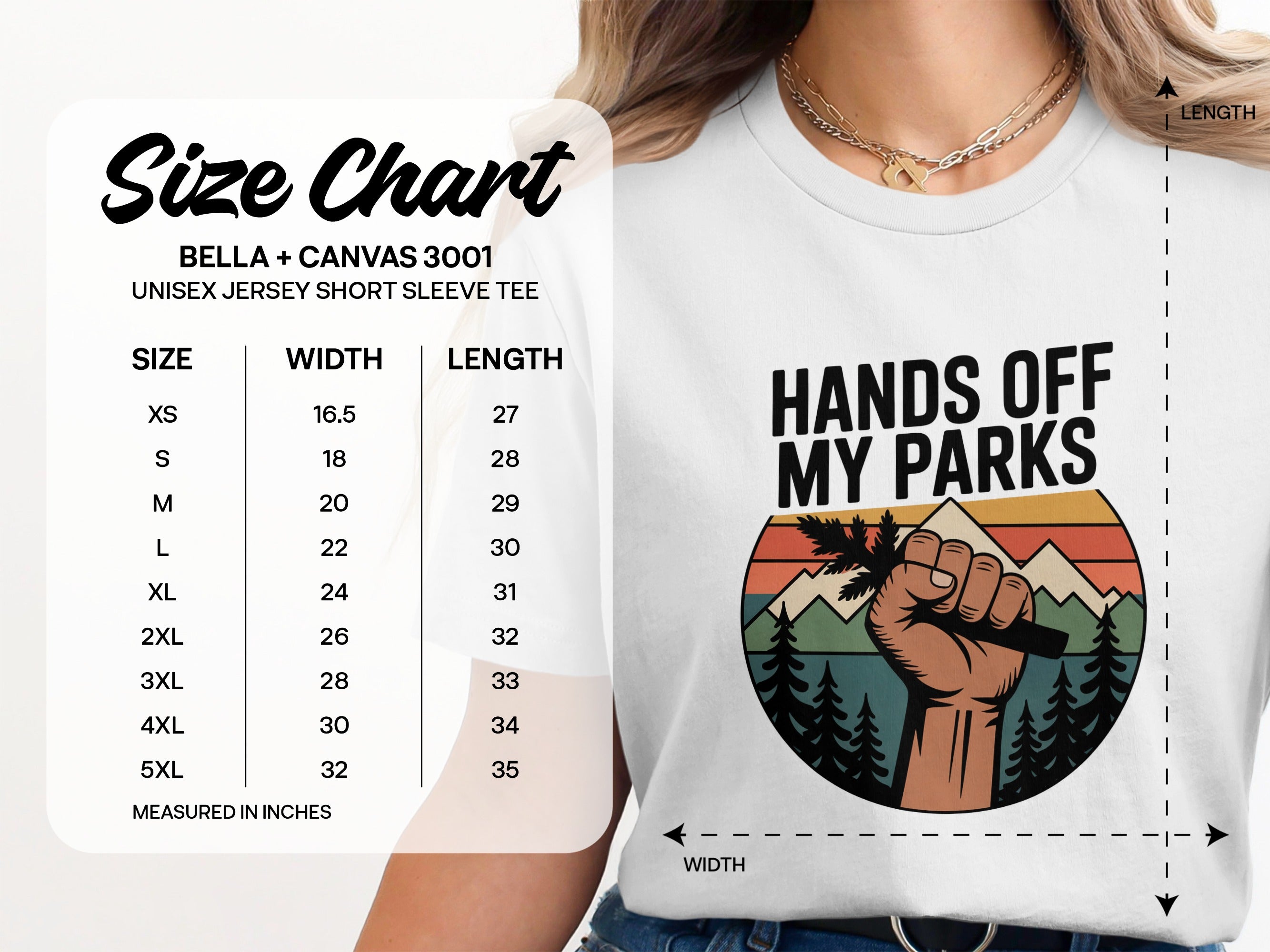 Hands Off My Parks Graphic T-shirt product