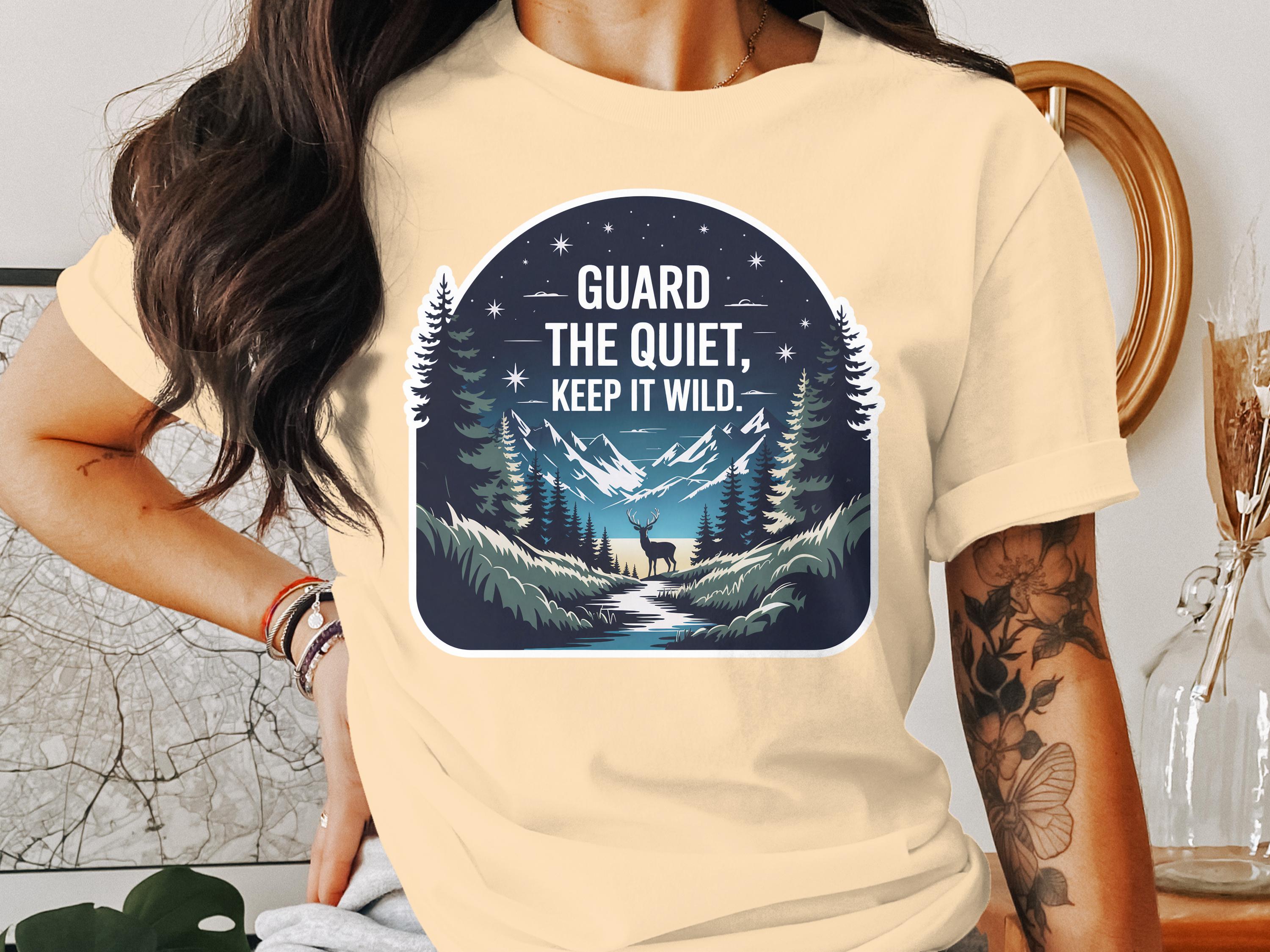 Guard The Quiet Keep It Wild Graphic Design Shirt product