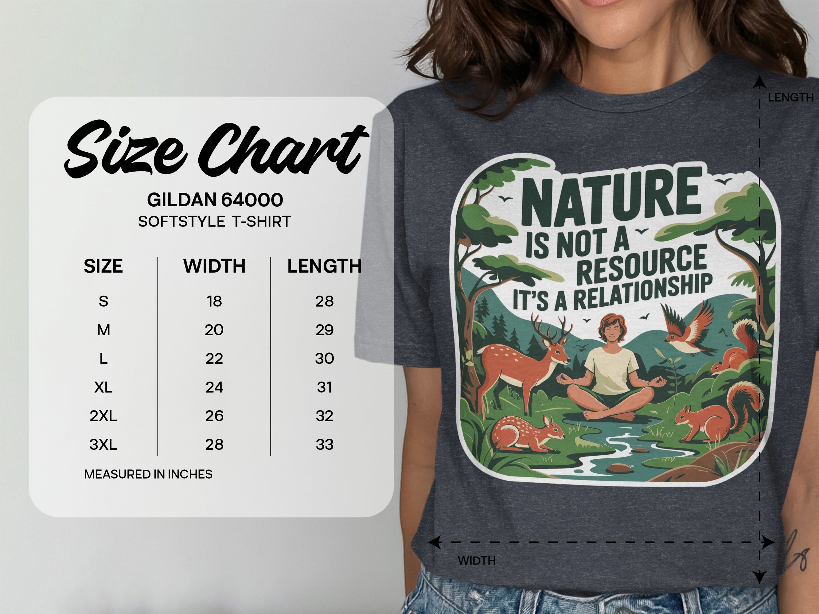 Nature Is Not A Resource It's A Relationship T-shirt