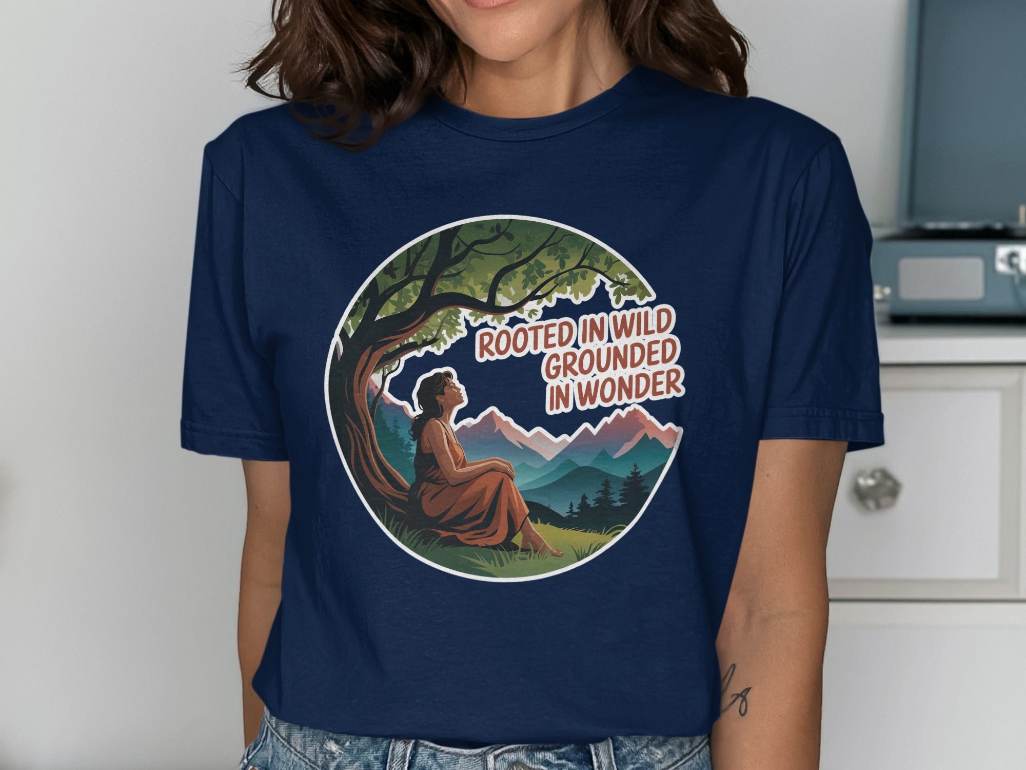 Rooted In Wild Grounded In Wonder Graphic T-shirt product