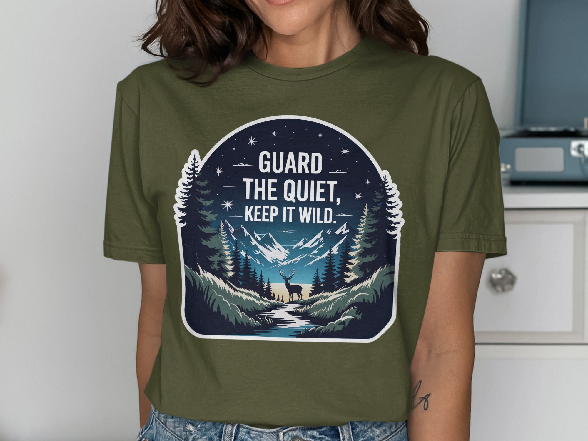 Guard the Quiet Keep It Wild Graphic Tee product type